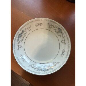 Fine China of Japan Small Dish Diane Pattern Discontinued White Blue